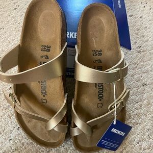 Birkenstock Mayari Gold Sandal size 38 euro